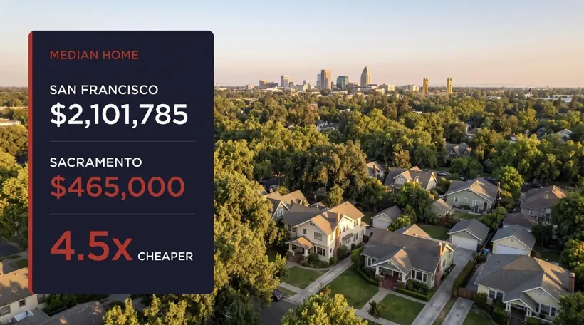 Moving to Sacramento From the Bay Area: What Money Buys